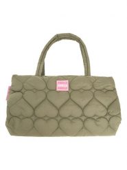 Zwillingsherz Shopper bag "Smile" w kolorze khaki - 50 x 29 cm rozmiar: onesize. Brązowe shopper bag damskie Zwillingsherz, bez wzorów, z materiału, na ramię, pikowane, bez dodatków. Za 140.20 zł.