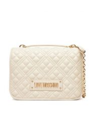 LOVE MOSCHINO Torebka JC4000PP1NLA0110 Beżowy. Brązowe torebki klasyczne damskie Love Moschino, bez wzorów, ze skóry, bez dodatków. Za 529.99 zł.
