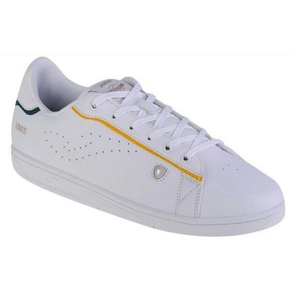 Trampki Męskie Logo Classic. Białe trampki i tenisówki męskie Joma, bez wzorów, z gumy, bez zapięcia. Za 169.99 zł.