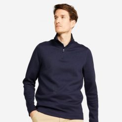 Bluza do golfa męska Inesis MW500. Brązowe bluzy bez kaptura męskie INESIS, m, z elastanu. Za 89.99 zł.