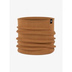Komin na szyję Buff Lilon - peanut. Brązowe szaliki i kominy damskie Buff, bez wzorów. Za 122.16 zł.
