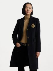 LAUREN RALPH LAUREN Płaszcz wełniany 297958509001 Czarny Regular Fit. Czarne płaszcze damskie Lauren Ralph Lauren, na zimę, bez wzorów, z wełny. Za 1,999.00 zł.