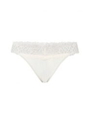Calvin Klein Stringi Kobiety Sztuczne włókno biały, L. Białe stringi damskie CALVIN KLEIN, l, bez wzorów, z koronki. Za 99.95 zł.