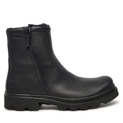 Botki ECCO. Czarne buty zimowe męskie ECCO, bez zapięcia. Za 809.99 zł.