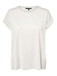Vero Moda Koszulka "Vmava" w kolorze białym rozmiar: S. Białe bluzki damskie Vero Moda, s, bez wzorów, bez kołnierzyka. Za 48.39 zł.