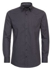 CASAMODA Koszula - Comfort fit - w kolorze granatowym rozmiar: 5XL. Niebieskie koszule męskie CASAMODA, xl, bez wzorów, z bawełny, bez kołnierzyka, bez ramiączek. Za 119.45 zł.