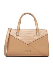 Lasocki Torebka CEO-LSK-M-001-09 Beżowy. Brązowe torebki klasyczne damskie Lasocki, bez wzorów, z materiału, bez dodatków. Za 169.99 zł.