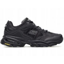 BUTY męskie SKECHERS VIGOR 237145-BBK treningowe czarne skóra 47,5. Czarne buty fitness męskie Skechers. Za 369.00 zł.