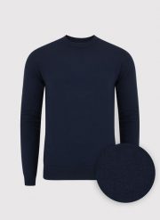 PAKO LORENTE – Granatowy męski sweter. Niebieskie swetry męskie Pako Lorente, na jesień, m, bez wzorów, z poliamidu, bez kołnierzyka. Za 89.99 zł.