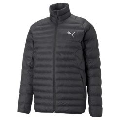Męska kurtka PackLITE PUMA Black. Czarne kurtki męskie Puma, m, bez wzorów, z puchu, klasyczne, bez kaptura. Za 342.99 zł.