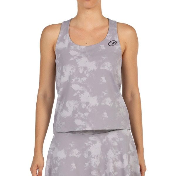 T-shirt Sleevless Bullpadel Exoro Ap62042000 Woman. Szare t-shirty damskie bullpadel, bez wzorów, bez kołnierzyka. W wyprzedaży za 211.65 zł.