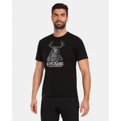 T-shirt męski Kilpi LTD CALYPSO-M. Czarne t-shirty męskie Kilpi, m, bez wzorów, z nylonu, bez kołnierzyka. Za 138.03 zł.