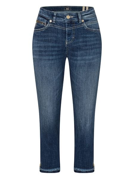 MAC Dżinsy "Rich" - Slim fit - w kolorze granatowym rozmiar: 46/L28. Niebieskie jeansy damskie MAC. Za 254.14 zł.