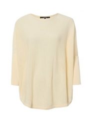 Someday Sweter z zawartością lnu - Tiraja Ease Kobiety Sztuczne włókno żółty, 40. Żółte swetry klasyczne damskie Someday, z dzianiny, bez kołnierzyka. Za 329.95 zł.