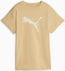 Damska koszulka Puma Wmns Her Tshirt Sand Dune Beige. Brązowe t-shirty damskie Puma, xl, bez wzorów, z bawełny, bez kołnierzyka. Za 178.99 zł.