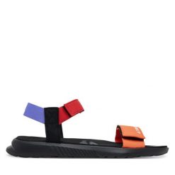 Sandały adidas. Brązowe sandały męskie Adidas, bez zapięcia. Za 119.99 zł.