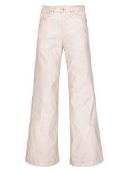 Garcia Dżinsy - Flared fit - w kolorze kremowym rozmiar: W27. Brązowe jeansy damskie Garcia, z podwyższonym stanem. Za 205.93 zł.