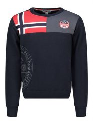 Geographical Norway Bluza "G-Round" w kolorze granatowym rozmiar: XXL. Niebieskie bluzy bez kaptura męskie Geographical Norway, xxl. Za 118.28 zł.