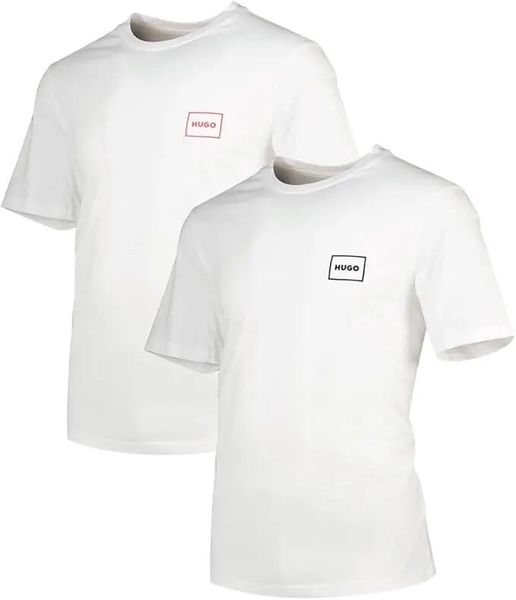 Zestaw koszulek męskich Hugo T-Shirt Dugopak (50548566-100). Białe t-shirty męskie Hugo Boss, m, bez wzorów, z bawełny, bez kołnierzyka. Za 249.00 zł.