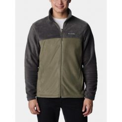 Bluza Polarowa Męska Columbia Steens Mountain 2.0. Szare bluzy bez kaptura męskie Columbia, bez wzorów, z polaru, sportowe, bez kołnierzyka, bez ramiączek. Za 219.00 zł.