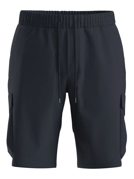 Hugo Boss Fashion Bojówki w kolorze granatowym rozmiar: 52. Niebieskie szorty męskie Hugo Boss Fashion, bez wzorów. Za 158.10 zł.