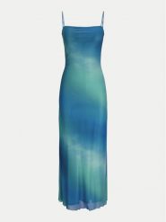 JJXX Sukienka letnia Dory 12270988 Niebieski Slim Fit. Niebieskie sukienki damskie JJXX, na lato, s, bez wzorów, z syntetyku, bez kołnierzyka, bez ramiączek. Za 199.99 zł.