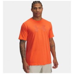 T-Shirt Męski Under Armour Koszulka Sportowa Odblaski. Brązowe t-shirty sportowe męskie Under Armour, m, bez ramiączek, do biegania. Za 129.99 zł.