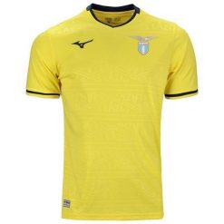 Koszulka wyjazdowa Lazio Rome 2024/25. Zielone t-shirty sportowe męskie Mizuno, bez ramiączek, do piłki nożnej. W wyprzedaży za 386.50 zł.