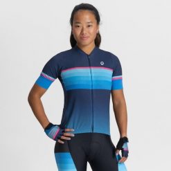 Koszulka rowerowa damska Rogelli Impress II. Czarne topy sportowe damskie Rogelli, l, bez wzorów, z elastanu, bez ramiączek. Za 345.00 zł.
