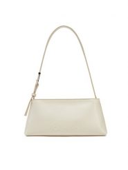 Calvin Klein Torebka Embossed Logo Shoulder Bag K60K612550 Écru. Torebki klasyczne damskie CALVIN KLEIN, bez wzorów, ze skóry, bez dodatków. Za 309.99 zł.