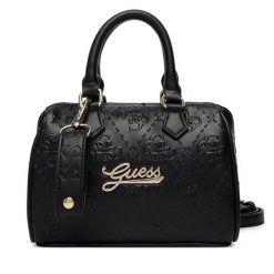 Torebka Guess. Czarne torebki klasyczne damskie Guess, z aplikacjami, bez dodatków. Za 289.99 zł.