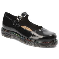 Czarne Półbuty Armodo Eleganckie Obuwie Damskie. Czarne półbuty damskie Armodo, bez wzorów, ze skóry, eleganckie, bez obcasa. Za 369.00 zł.