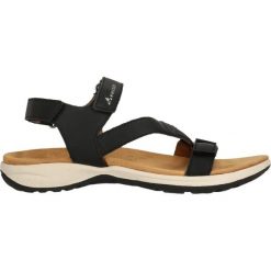 Sandały damskie Whistler Malena. Czarne sandały damskie WHISTLER, bez wzorów, z gumy, bez obcasa. Za 245.00 zł.