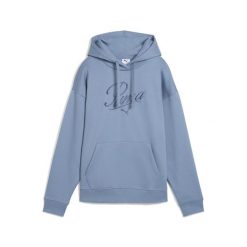 Damska bluza z kapturem Essentials Script Comfort PUMA Cool Blue. Niebieskie bluzy z kapturem damskie Puma. Za 249.00 zł.