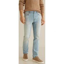 Mango Man - Jeansy Tim4. Niebieskie jeansy męskie Mango Man. W wyprzedaży za 69.90 zł.