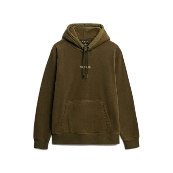Polarowa bluza z kapturem z mikro logo Superdry. Zielone bluzy z kapturem męskie Superdry., l, z polaru. Za 333.50 zł.