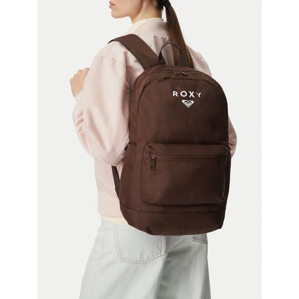 Plecak Roxy. Brązowe plecaki damskie Roxy, bez wzorów, sportowe. Za 59.99 zł.
