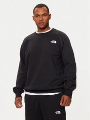 The North Face Bluza Redbox NF0A89FA Czarny Regular Fit. Czarne bluzy bez kaptura męskie The North Face, m, z bawełny. Za 299.99 zł.
