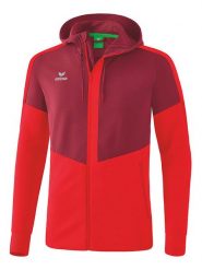 Erima Kurtka sportowa "Squad" w kolorze czerwonym rozmiar: L. Czerwone kurtki outdoor męskie Erima, l, bez wzorów, z materiału, bez kaptura. Za 92.86 zł.