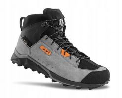 Buty trekkingowe Crispi Attiva Mid GTX Grey. Szare buty trekkingowe męskie CRISPI, z gore-texu, bez zapięcia, trekkingowe, gore-tex. Za 1,489.00 zł.