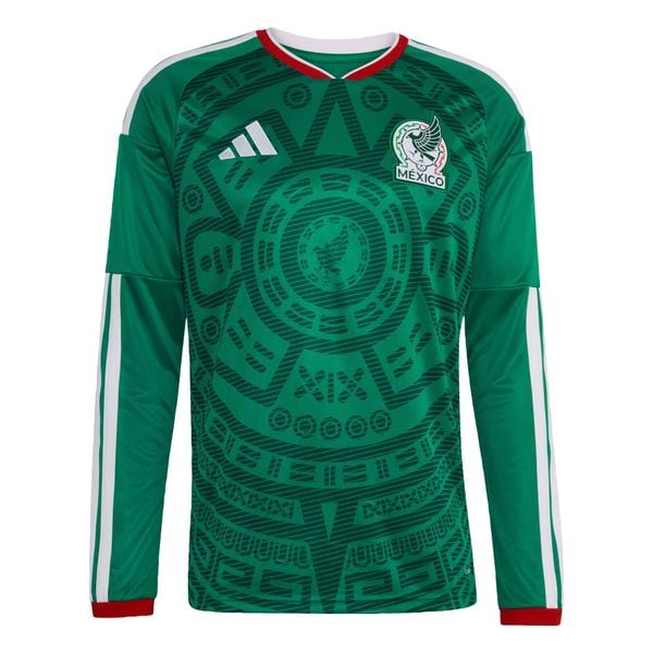 Koszulka podstawowa Meksyk 26 Long Sleeve. Zielone koszulki męskie z długim rękawem Adidas. Za 479.00 zł.