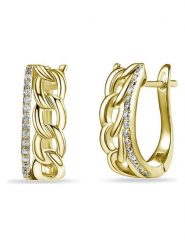 Les Favorites Pozłacane kolczyki z cyrkoniami rozmiar: onesize. Żółte kolczyki damskie Les Favorites, z cyrkonią, pozłacane. Za 130.99 zł.