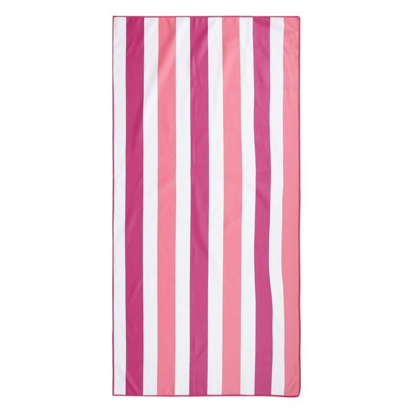 Ręcznik Plażowy Paski Mikrofibra. Czerwone paski damskie Regatta, bez wzorów, z mikrofibry, sportowe. Za 107.99 zł.