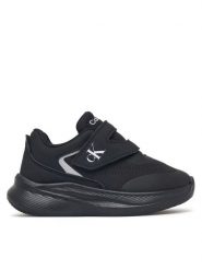 Calvin Klein Sneakersy Low Cut Velcro Sneaker V1X9-83478-1861 M Czarny. Czarne buty sportowe chłopięce CALVIN KLEIN, bez wzorów, z materiału, bez zapięcia. Za 339.99 zł.
