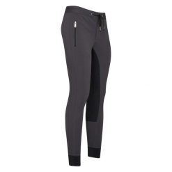 Spodnie jeździeckie o pełnej przyczepności Euro-Star Athleisuremen. Czarne spodnie materiałowe męskie EURO-STAR, bez wzorów, z materiału, retro. Za 482.00 zł.