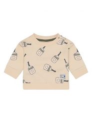 Noppies Bluza w kolorze beżowym rozmiar: 92. Brązowe bluzy i bluzki niemowlęce Noppies, bez wzorów, z bawełny, bez ramiączek, bez kaptura. Za 69.91 zł.