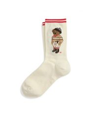 Polo Ralph Lauren Skarpety długie 455982952001 Écru. Skarpetki damskie Polo Ralph Lauren, bez wzorów, z bawełny. Za 119.99 zł.