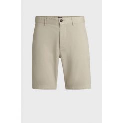 Szorty BOSS Chino-slim-Shorts jasny beż (50536723-271). Brązowe szorty damskie Boss, bez wzorów, sportowe. Za 299.00 zł.