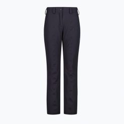 Spodnie narciarskie damskie CMP 3W20636. Niebieskie spodnie materiałowe damskie CMP, bez wzorów. Za 339.99 zł.