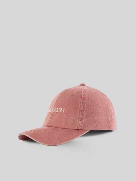 4F Czapka z daszkiem strapback damska - koralowa S/M (58cm). Brązowe czapki z daszkiem damskie 4f, bez wzorów, z bawełny. Za 69.99 zł.